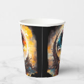 Solar Eclipse Viewing Party Papieren Bekers (Rechts)