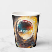 Solar Eclipse Viewing Party Papieren Bekers (Voorkant)