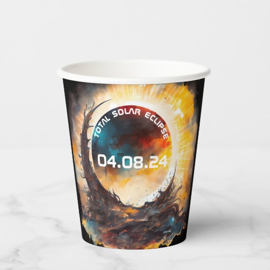 Solar Eclipse Viewing Party Papieren Bekers (Voorkant)
