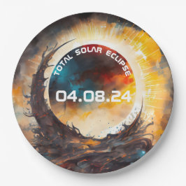 Solar Eclipse Viewing Party Papieren Bordje