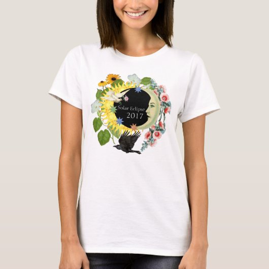 Solar Eclipse Women's TieDye TShirt-Franklin, NC T-shirt (Voorkant)