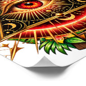 Solar Ember Eye Poster (Hoek)