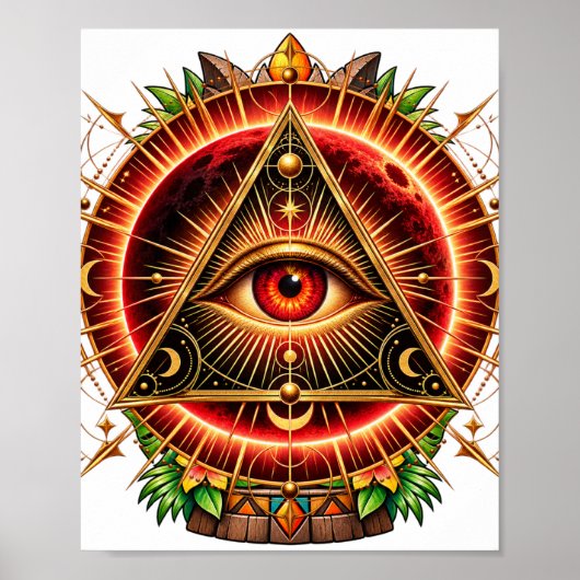 Solar Ember Eye Poster (Voorkant)