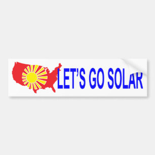 Solar Energy United States Bumpersticker