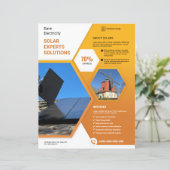 Solar Expert Flyer Sjabloon (Staand voorkant)
