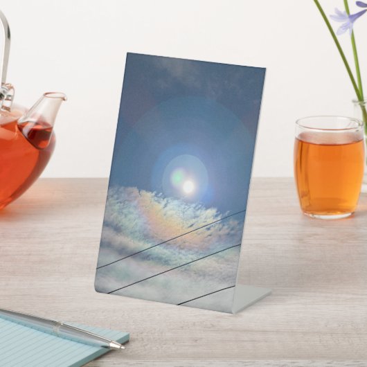 Solar Flair - GLANS HELDER VANDAAG Reclamebord Met Voetstuk (Insitu)