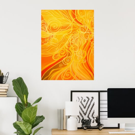 Solar Flair Poster (Thuiskantoor)