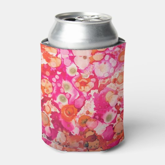 Solar Flare Boho Abstracte bierkoeler (Blikje Voorkant)