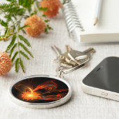Solar Flare Ebsq art Sleutelhanger (Zijkant)