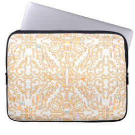 Solar Flare Goud Damast Hoes voor Phone / iPad