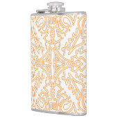 Solar Flare Goud Damast Hoes voor Telefoon / iPad Heupfles (Links)