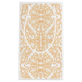 Solar Flare Goud Damast Hoes voor Telefoon / iPad Klein Cadeauzakje