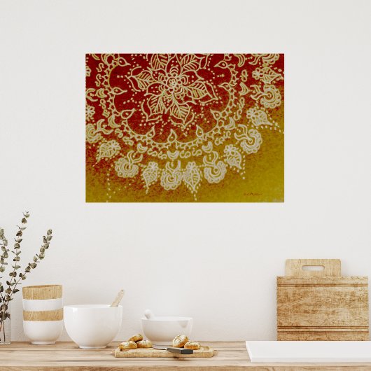 Solar Flare II Poster (Keuken)