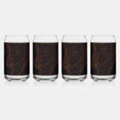 Solar Flare Lightning God Blikvorm Glas (Achterkant)