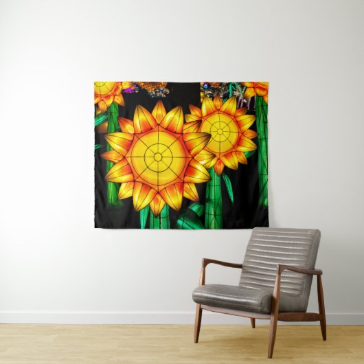 Solar Flare Sunflowers  Wandkleed (In Situ (horizontaal))