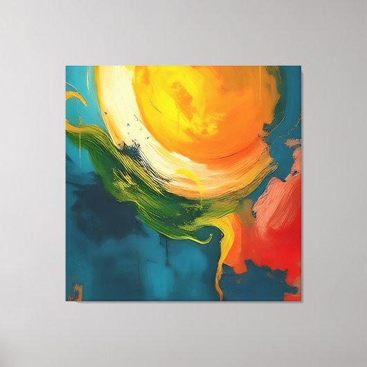 Solar Genesis Canvas Afdruk (Voorkant)