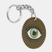 Solar Green Eye Sleutelhanger (Voorkant Links)
