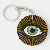 Solar Green Eye Sleutelhanger (Voorkant)