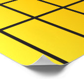 Solar Grid nr. 1 — Moderne Geometrische Wandkunst Poster (Hoek)