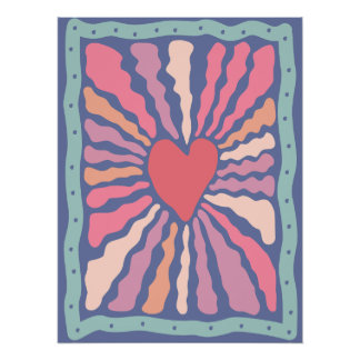 Solar Heart Perfect Poster