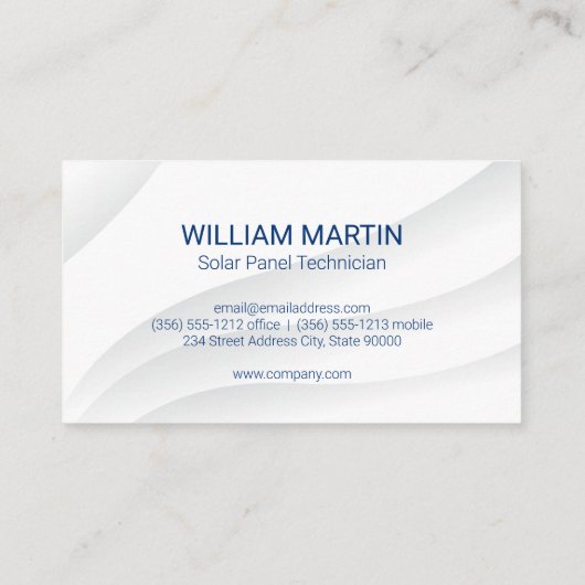 Solar Home Energy Logo Visitekaartje (Achterkant)