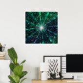 Solar Mandala 11 Poster (Thuiskantoor)