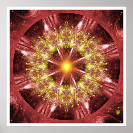 Solar Mandala 12 Poster (Voorkant)