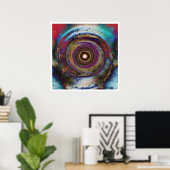 Solar Mandala 9 Poster (Thuiskantoor)