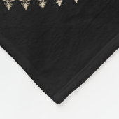 Solar Mandala Gold - Aangepaste kleur Fleece Deken (Hoek)