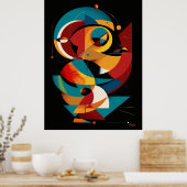 Solar Mechanism – Dynamic Geometric Abstraction Poster (Keuken)