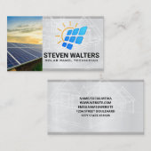 Solar Panel Logo | Energy Renewable Visitekaartje (Voorkant / Achterkant)