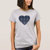 SOLAR PANEL POWER HEART T-Shirt (Voorkant)