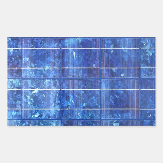 Solar panel rechthoekige sticker (Voorkant)