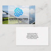 Solar Panel Tech | Clean Energy Visitekaartje (Voorkant / Achterkant)