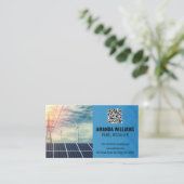Solar Panels | Tech Logo | Energy Visitekaartje (Staand voorkant)