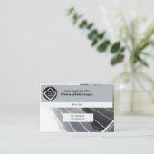 Solar Photovoltaik Anlage Technik Elektrik Verkauf Visitekaartje (Staand voorkant)