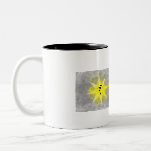 Solar Plexus Chakra Coffee mok met bevestiging (Links)