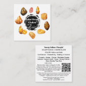 *~* Solar Plexus Chakra Elixir AP64 Note Kaart Notitiekaartje (Voorkant / Achterkant)