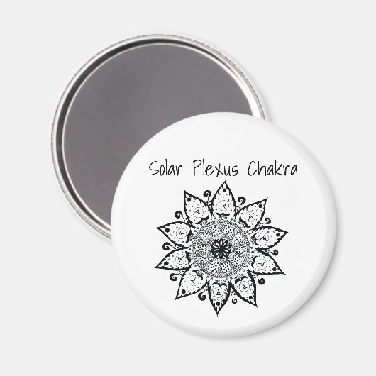 Solar Plexus Chakra magnet (Voorkant / Achterkant)