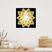Solar Plexus Chakra Poster (Keuken)