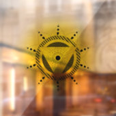Solar Plexus Chakra Raamsticker (Vel 2)