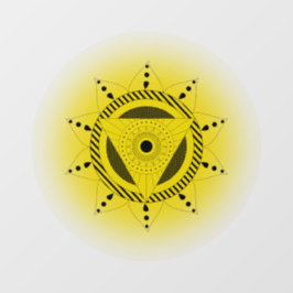 Solar Plexus Chakra Raamsticker