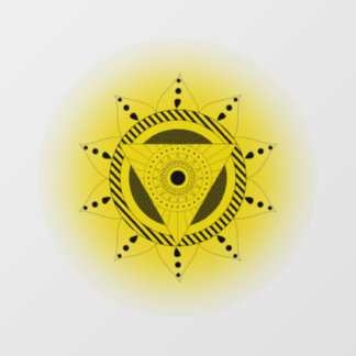 Solar Plexus Chakra Raamsticker
