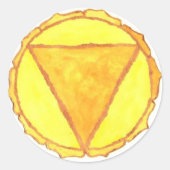 Solar Plexus Chakra Sticker (Voorkant)