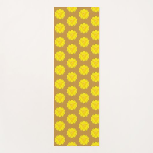 Solar Plexus Chakra Yoga Mat (Voorkant)