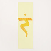 Solar Plexus Chakra Yogamat (Voorkant)