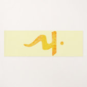 Solar Plexus Chakra Yogamat (Voorkant (horizontaal))