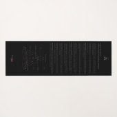 Solar Plexus Omhelzen van de schittering van Manip Yogamat (Achterkant (horizontaal))