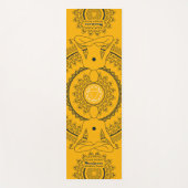 Solar Plexus Omhelzen van de schittering van Manip Yogamat (Voorkant)