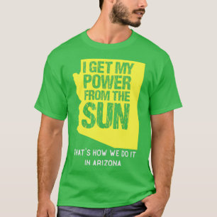 Solar Power Arizona State Sun Green Energy Panel G T-shirt